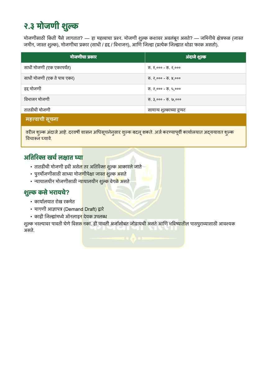जमीन मोजणी आणि बांध विवाद — संपूर्ण कायदेशीर मार्गदर्शक - 3